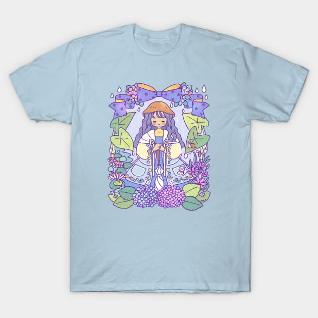 Rainy girl T-Shirt by chichilittle